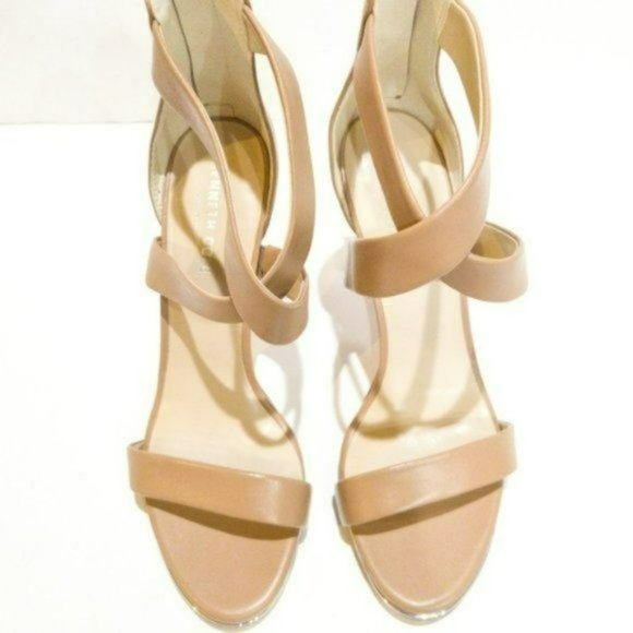 Kenneth Cole Brooke Cross High Heel Sandals-8.5 - Picture 7 of 9